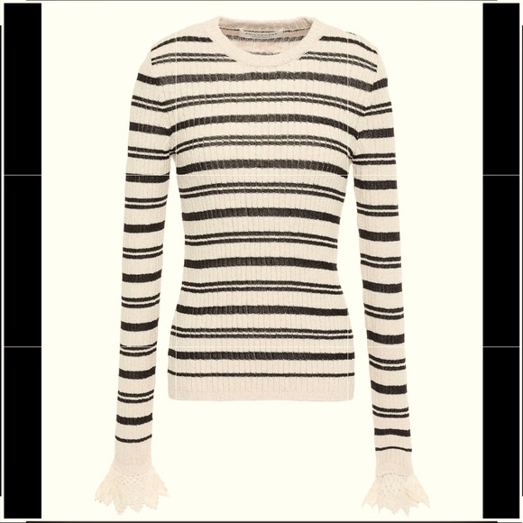 PHILOSOPHY DI LORENZO SERAFINI striped rib sweater - Picture 1 of 6